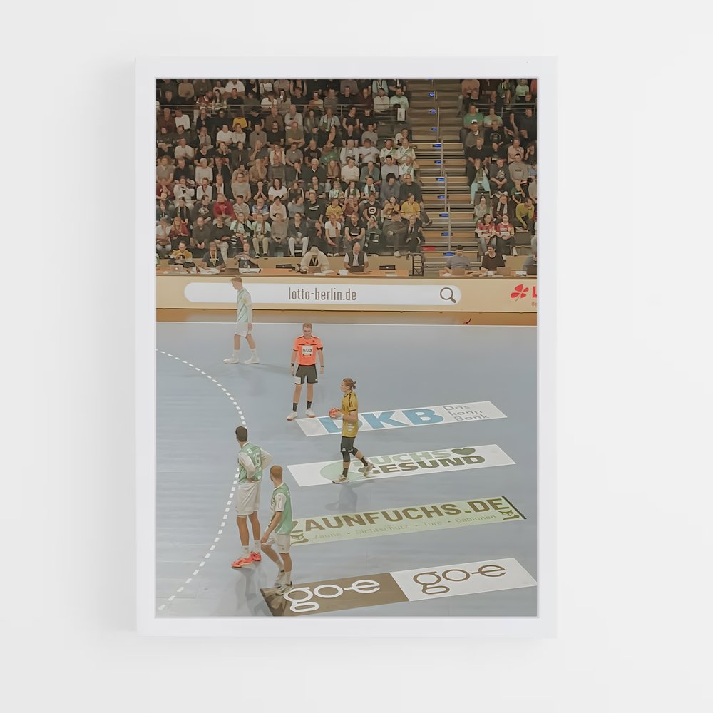 Poster Juri knorr dribbles – affiche Handball (vue 3)